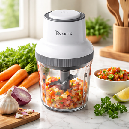 Narita Electric Food Chopper (600ml) - NMC-600