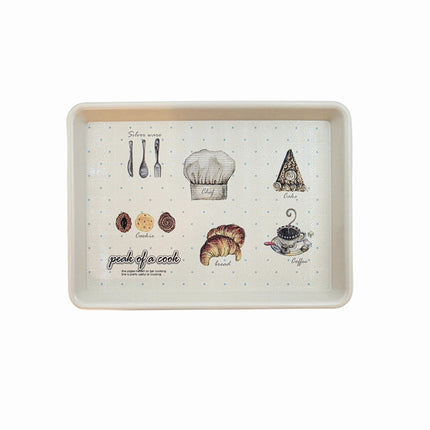 Chef's Bakery/Cafe Serving Trays - Grip Lined - 3 Sizes (Small, Medium, Large) - Made in Korea - Lightweight