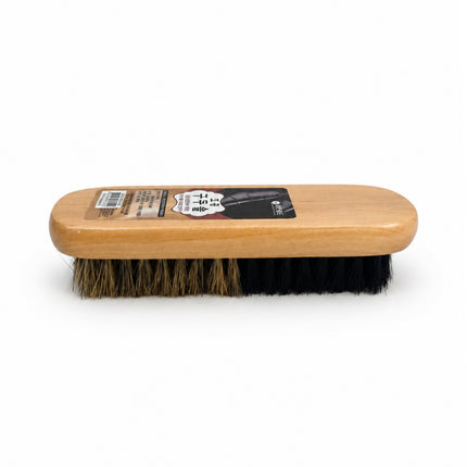 Shineworld Natural Wood Shoe Shine Brush – Traditional Korean Pig Bristle-Style Design – 5.75 in.