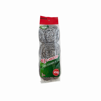 Kaizen Steel Scrubbers (3-pack) - 45g Size