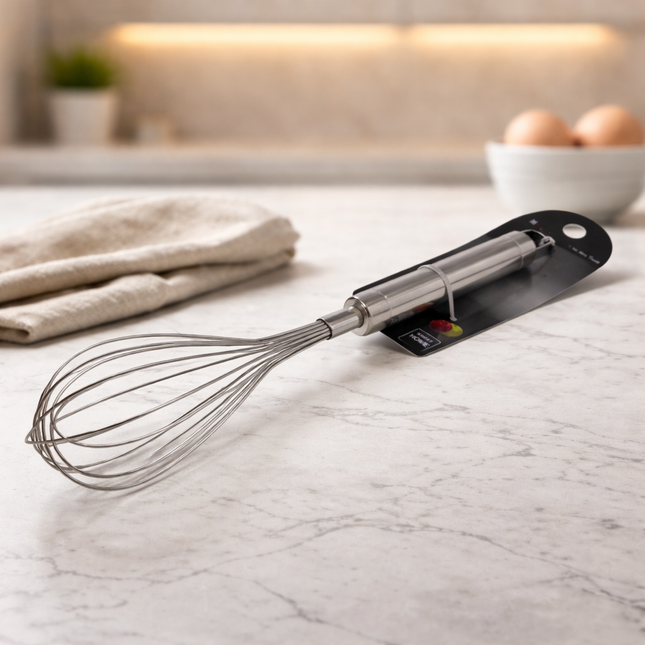 Home Art Pure Stainless Steel Whisk - 11 Inch Balloon Whisk - Stainless Steel Kitchen Whisk
