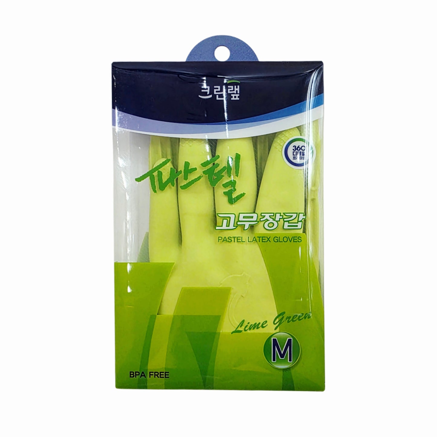 "Pastel" Rubber Latex Dishwashing Gloves by "Clean Wrap" - 3 Sizes (S/M/L) - BPA Free - Made in Vietnam