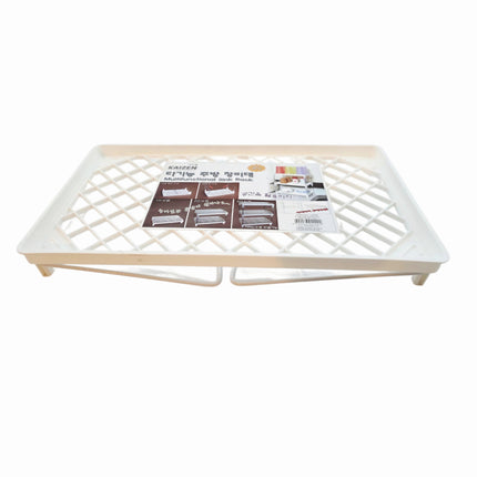 Kaizen Multifunctional Sink Rack (16.75 x 9.25 in / 42.5 x 23.5 cm) - Stackable Countertop Kitchen Organizer
