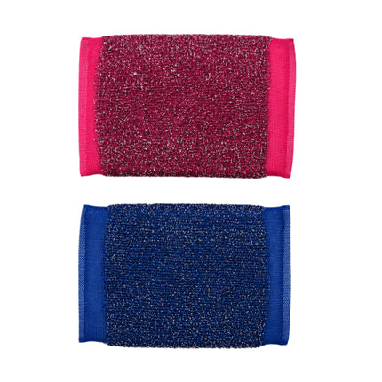 Ilynn Hi Scrubber Heavy-Duty Scouring Sponges – 2 Pack – Made in Korea