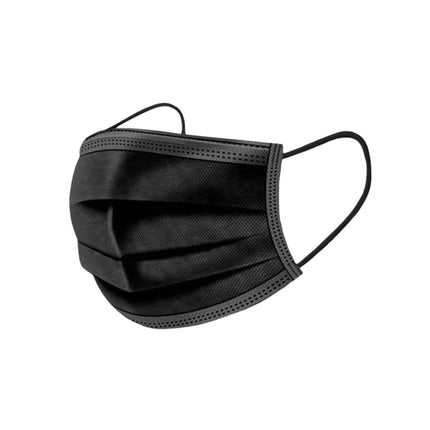 Disposable 3-Ply Protective Face Mask with Elastic Ear Loops – Adult Size (17.5 x 9.5 cm) – 50 Pack