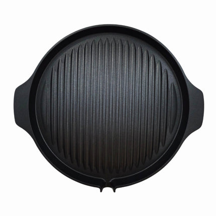 Verochic Round Korean Grill Pan 33cm (13") - Titanium MegaStone Coating - Made in Korea
