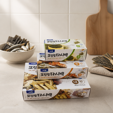Cleanlab Disposable Soup Stock Filter Bags for Soup, Tea & Herbs – 3 Size Options – Made in Korea
