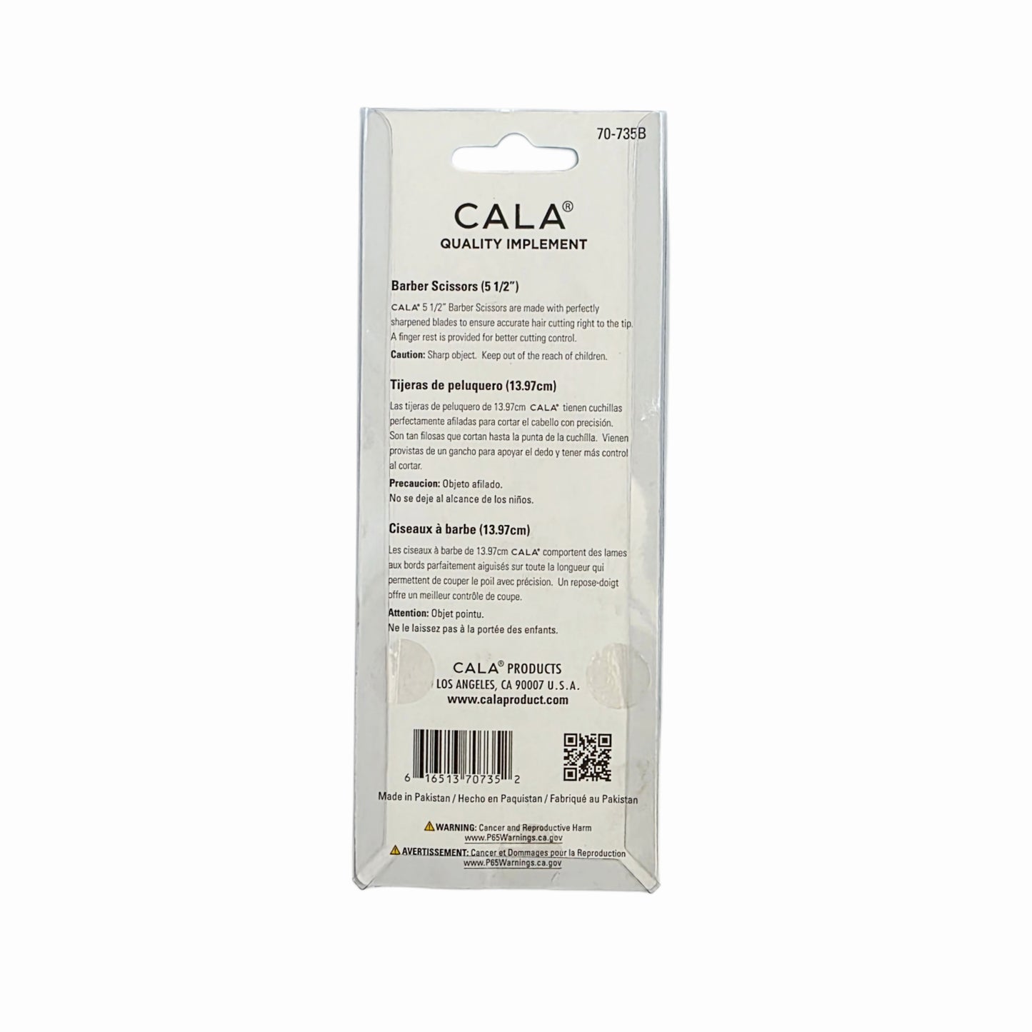 "Cala" 5.5 inch Barber Scissors / Hair Shears