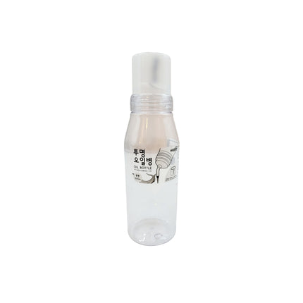 Kaizen Clear Oil Bottle With Measuring Lid (520 ml - Stainless Steel Spout)