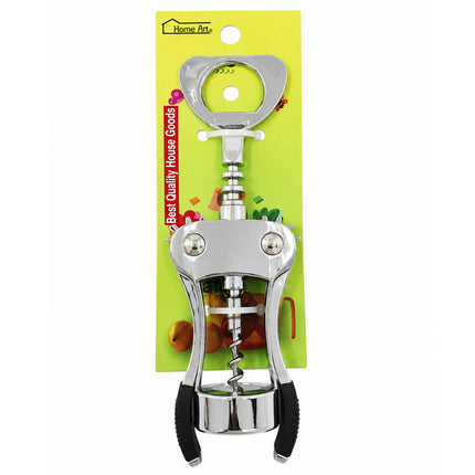 Home Art Heavy-Duty Winged Corkscrew Wine Opener - 7.5"