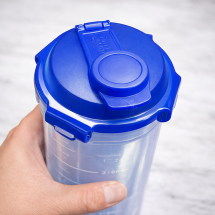 LocknLock Leakproof Drink Mixer Bottle with Mesh – 690ml Flip-Top - BPA-Free - Made in Vietnam