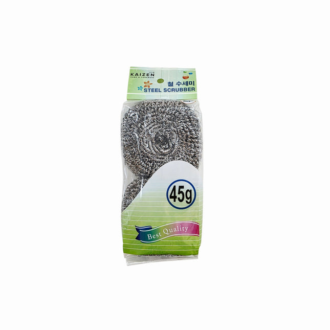 Kaizen Steel Scrubbers (2-pack) - 45g Size