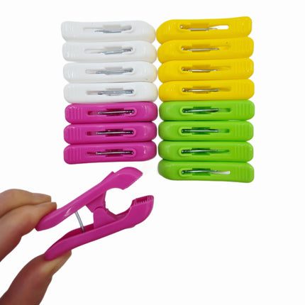 Korean Plastic Clothespins (16 pcs) - 2.5 Inch Laundry Clips - Made in Korea