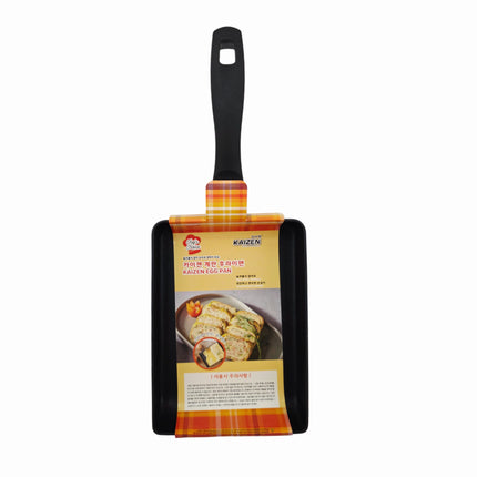 Kaizen Nonstick Korean Egg Pan (5 x 7 in.) - Rectangular Tamagoyaki Omelet Pan