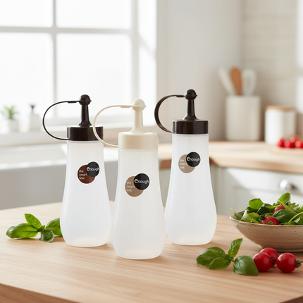Plastic Sauce/Condiment Bottles - Made in Japan