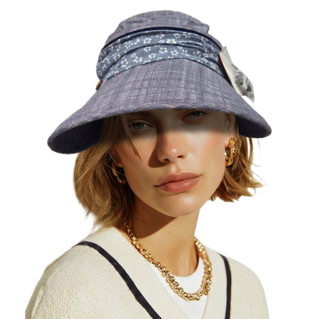 Hi-Lin Convertible Sun Cap & Visor – 3-Way Wide Brim Sun Hat with Removable Face & Neck Shield, Adjustable Fit (4 Colors)