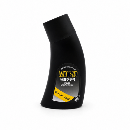 MALPYO Self-Shining Liquid Shoe Polish with Sponge Applicator – 2.0 fl oz (60 mL) – Made in Korea