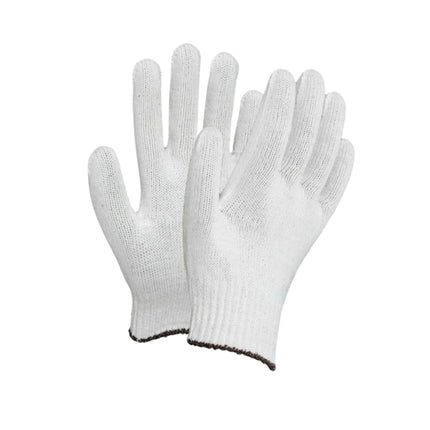 10-Pack of Premium Cotton Work Gloves - Made in Korea (10 pairs) - No Coating