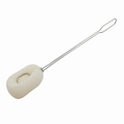 Kaizen Long Handle Bottle Sponge Brush (14 Inch Long) - Narrow Neck Bottle Cleaner/Scrubber - Removable Sponge