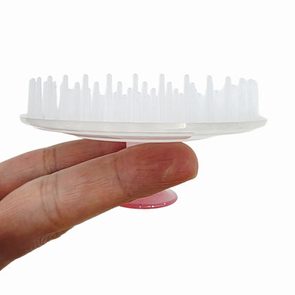 Handheld Shampoo Brush / Scalp Massager (Diameter = 3.2in / 8cm)