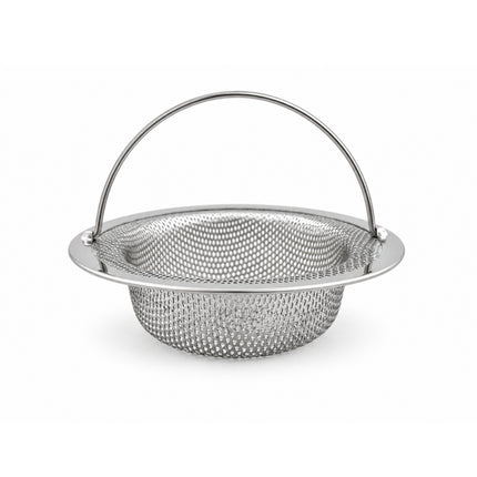 Haodex 18-10 Stainless Steel Sink Strainer Drain Basket with Lift Handle - 4.3 in