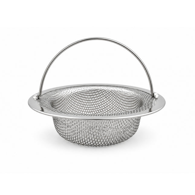 Haodex 18-10 Stainless Steel Sink Strainer Drain Basket with Lift Handle - 4.3 in
