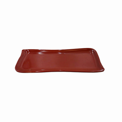 Red & Black Melamine Sauce Dish and Serving Plate Series - 5 Styles