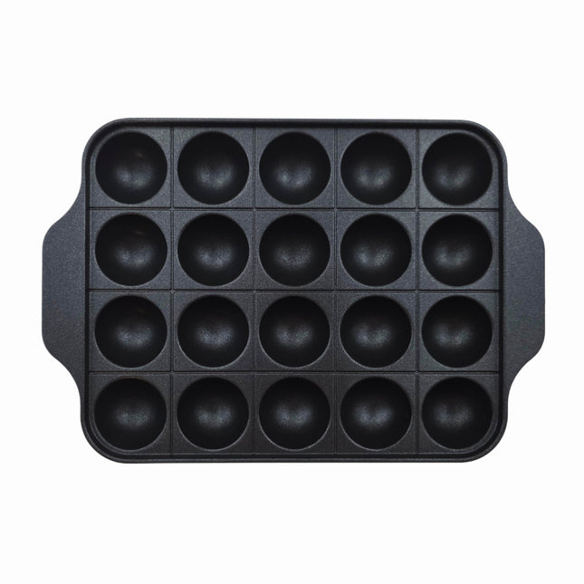 FMC Takoyaki Pan (20 Holes) - Nonstick Die-Cast Aluminum