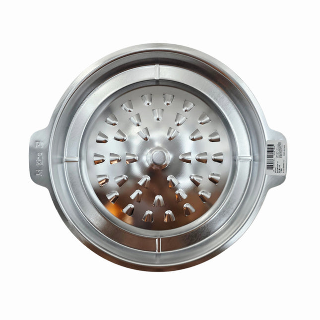 King Jin Stainless Steel Bulgogi Roaster Pan 11" - Traditional Korean Bulgogi Grill Pan - Made in Korea