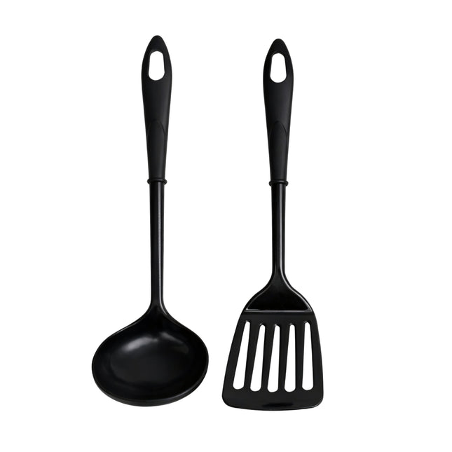 Large Heat Resistant Nylon Turner/Ladle (11.25 in / 28.6 cm) - 2 Options - Cooking Spoon/Spatula