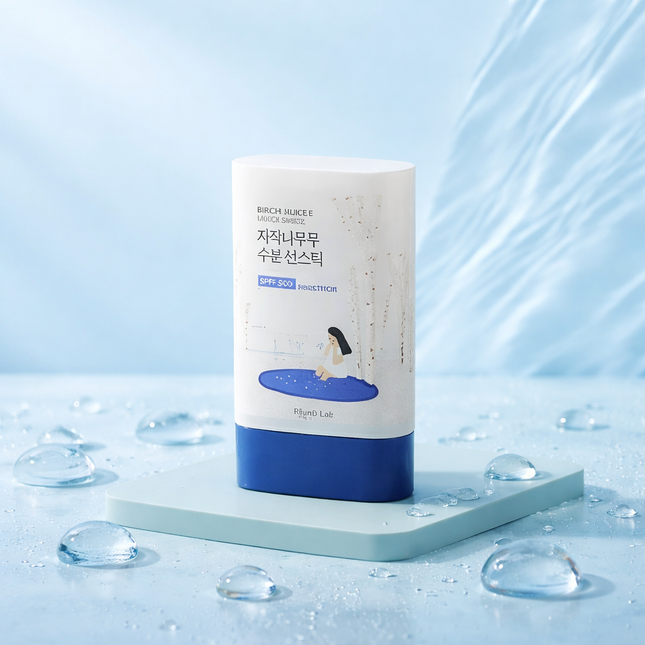 ROUND LAB Birch Juice Moisturizing UV Lock Sun Stick SPF50+ Broad Spectrum – Hydrating, Clear Finish Sunscreen (19g / 0.67 oz) - Made in Korea