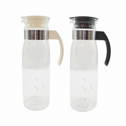 Hario Slim Heat-Resistant Glass Refrigerator Pitcher (1.4L) – Made in Japan – Slim Door-Pocket Water Carafe (2 Colors)