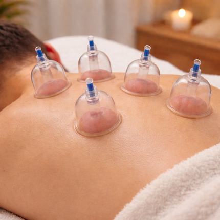 Hansol Korean Acupuncture Cupping Therapy Set (17 Vacuum Cups, Vacuum Pump) - Made in Korea (KFDA-Registered)