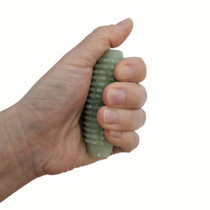 Portable Jade Hand Massager Roller - 3" Acupressure Massage Tool