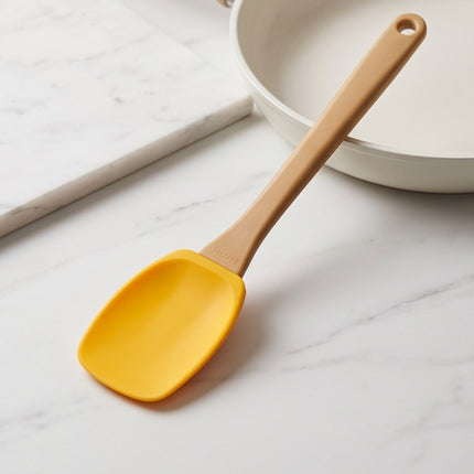SNAZZY Silicone Stir Fry Spatula – Heat-Resistant Non-Stick Cooking Turner – 10.75" (27.3 cm) – Made in Korea