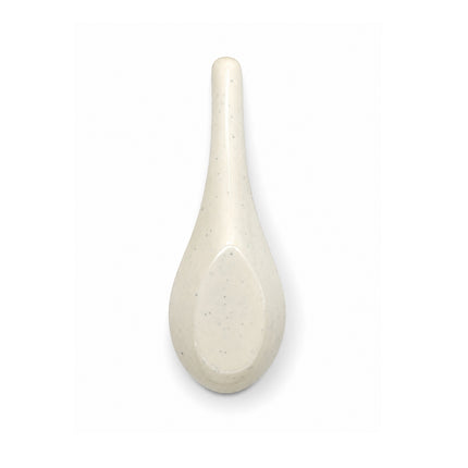 Traditional Eggplant Motif Melamine Small Soup Spoon - 5.5" - Made in Taiwan