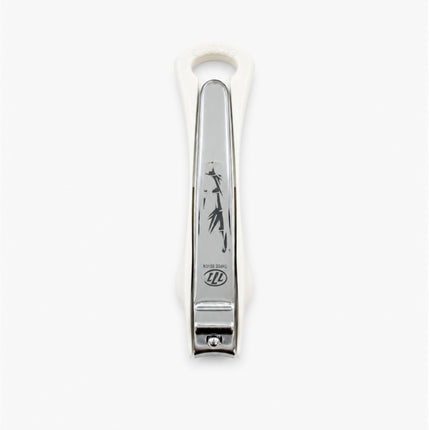 Triple Seven 777 Stainless Steel 4" Long Toenail Clippers with Clipping Catcher Case & Nail Filer - Large Nail Cutters - 3 Colors (Pink, White or Purple) - Made in Korea