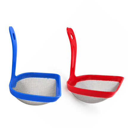 PLAGEN Stainless Steel Fine Mesh Scoop Strainer - 2 Colors - Made in Korea