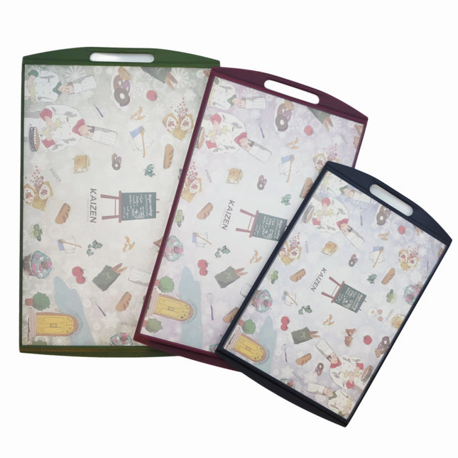 Kaizen Chef Cutting Boards (3 Sizes) – BPA-Free Kitchen Prep Boards – Made in Korea