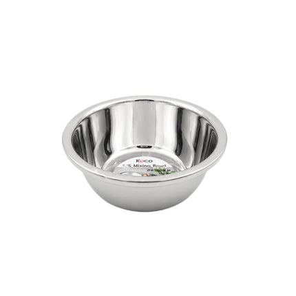 KOCO Premium Stainless Steel Mixing & Prep Bowl – 4 Sizes (20 cm, 24 cm, 28 cm, or 32 cm) / (7.9", 9.4", 11.0", or 12.6")