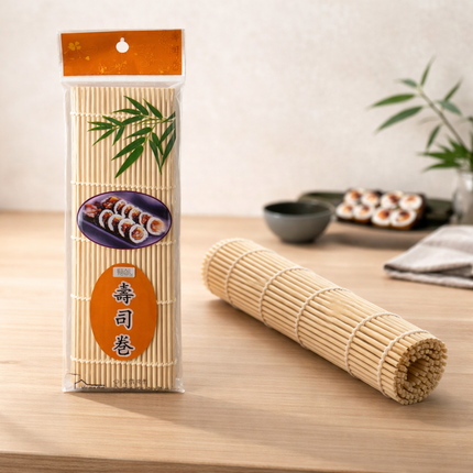 Home Art Bamboo Sushi Gimbap Rolling Mat - 9.45 x 9.45 Inches