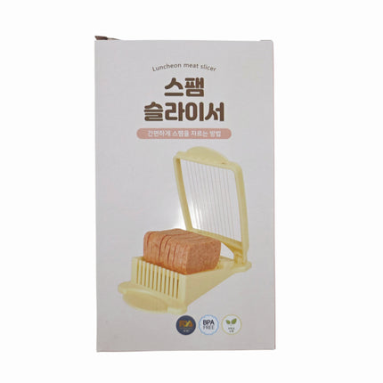 Doble Luncheon Meat Slicer with 11 Stainless Steel Cutting Wires - Uniform Food Slicing Cutter - BPA Free - Made in Korea