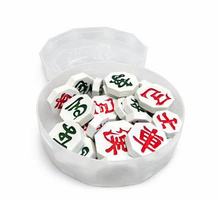 Korean Janggi Game Pieces Set (22 Pieces) with Storage Case – Korean Chess Tiles – Made in Korea