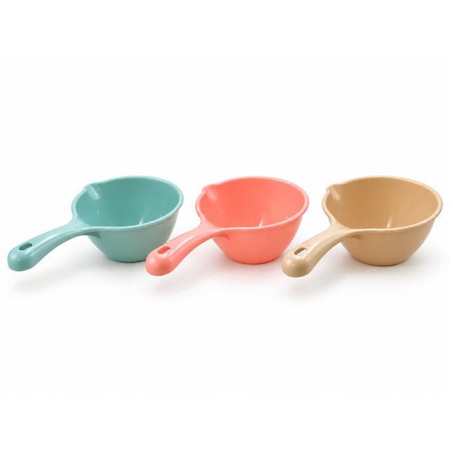 Plastic Water Ladle & Scoop with Pour Spout - 3 Colors