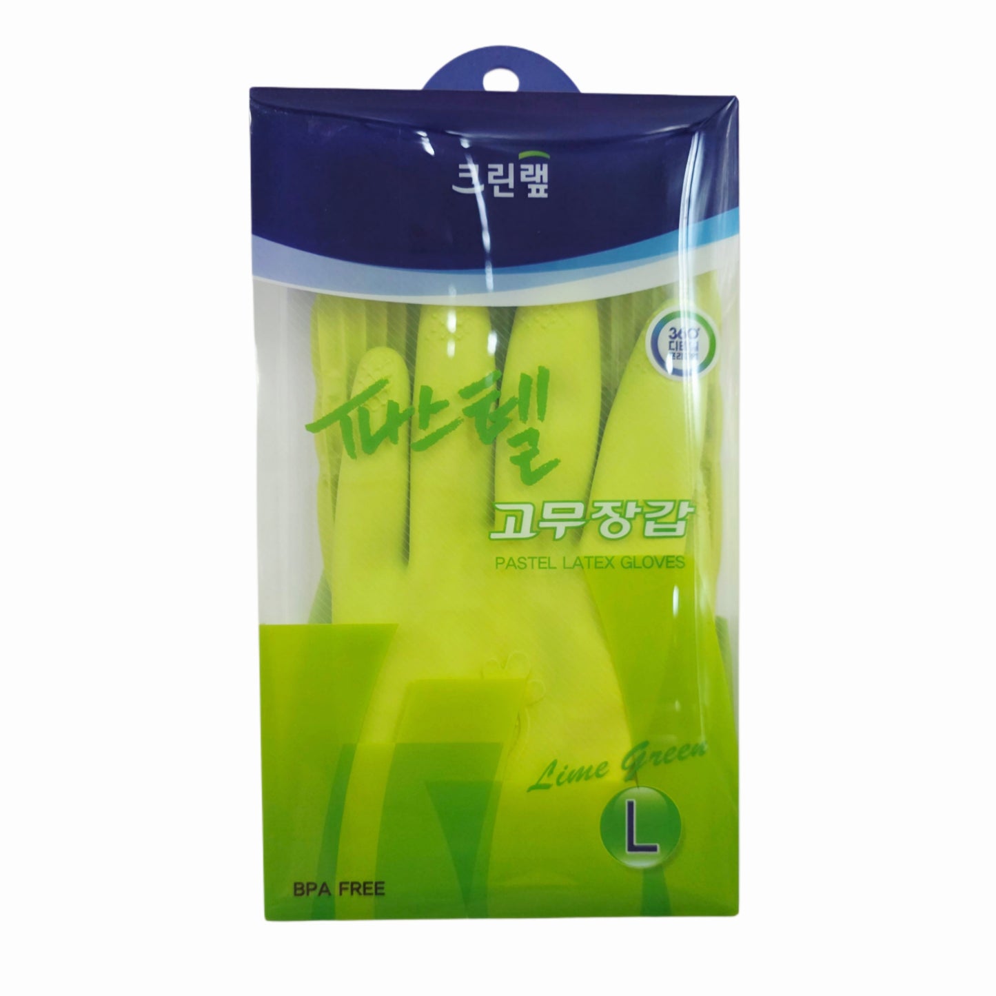 "Pastel" Rubber Latex Dishwashing Gloves by "Clean Wrap" - 3 Sizes (S/M/L) - BPA Free - Made in Vietnam