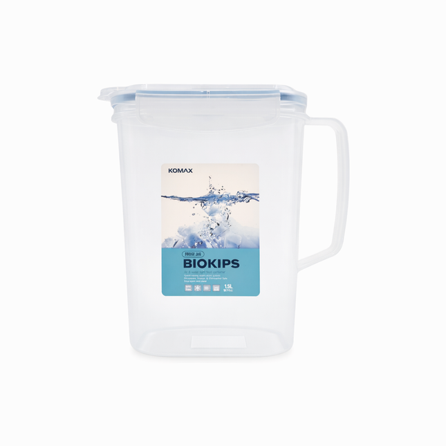 KOMAX Biokips 1.5L Airtight Fridge Water Jug – BPA Free – Made in Korea