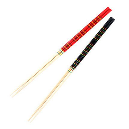 Extra-Long Natural Bamboo Cooking Chopsticks (2 Pairs, 13 in/33 cm long)