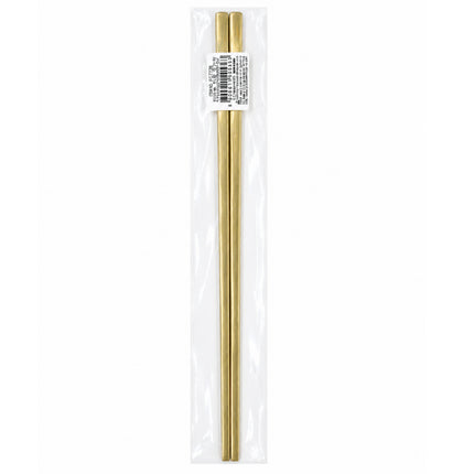 Traditional Korean Gold Titanium-Coated Stainless Steel Spoon or Chopsticks
