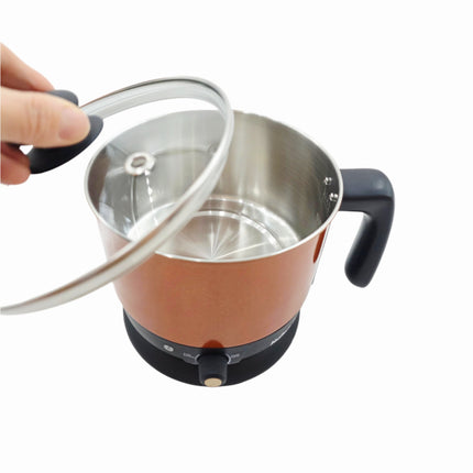 Home Art CUTY Double-Wall Stainless Steel 304 Electric Ramen Cooker (1.3L) – Korean Electric Hot Pot - Multi-Pot