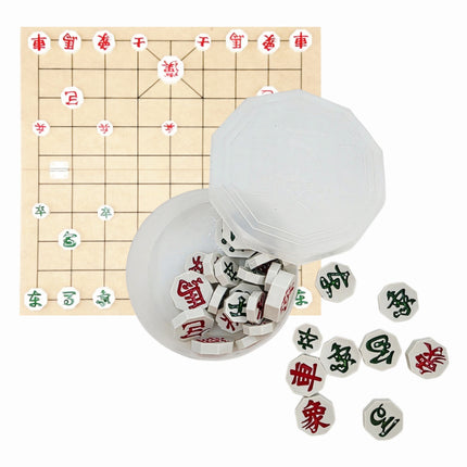Korean Janggi Game Pieces Set (22 Pieces) with Storage Case – Korean Chess Tiles – Made in Korea